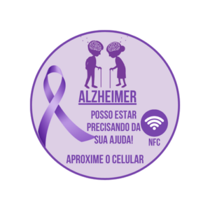 Broche Tag NFC Alzheimer