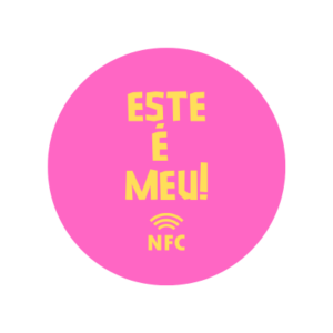 Tag este é meu 3x3 cm